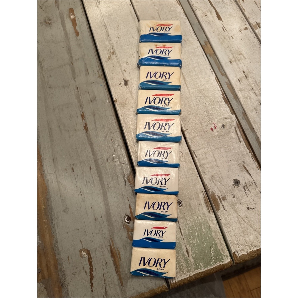 Lot Of 12 Vintage Ivory, Travel And Personal Size Soaps Four Different Sizes